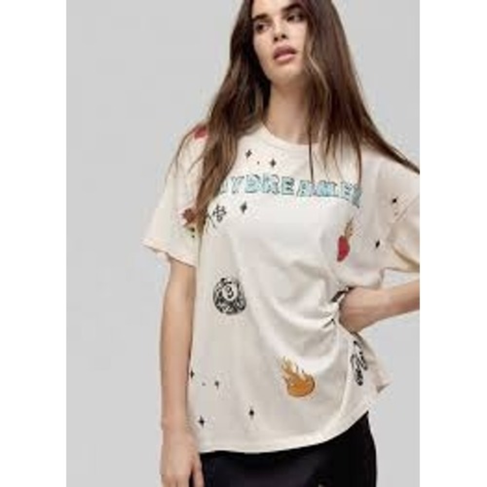 Daydreamer Women's Sketches Merch Tee Dirty‎ White XS
